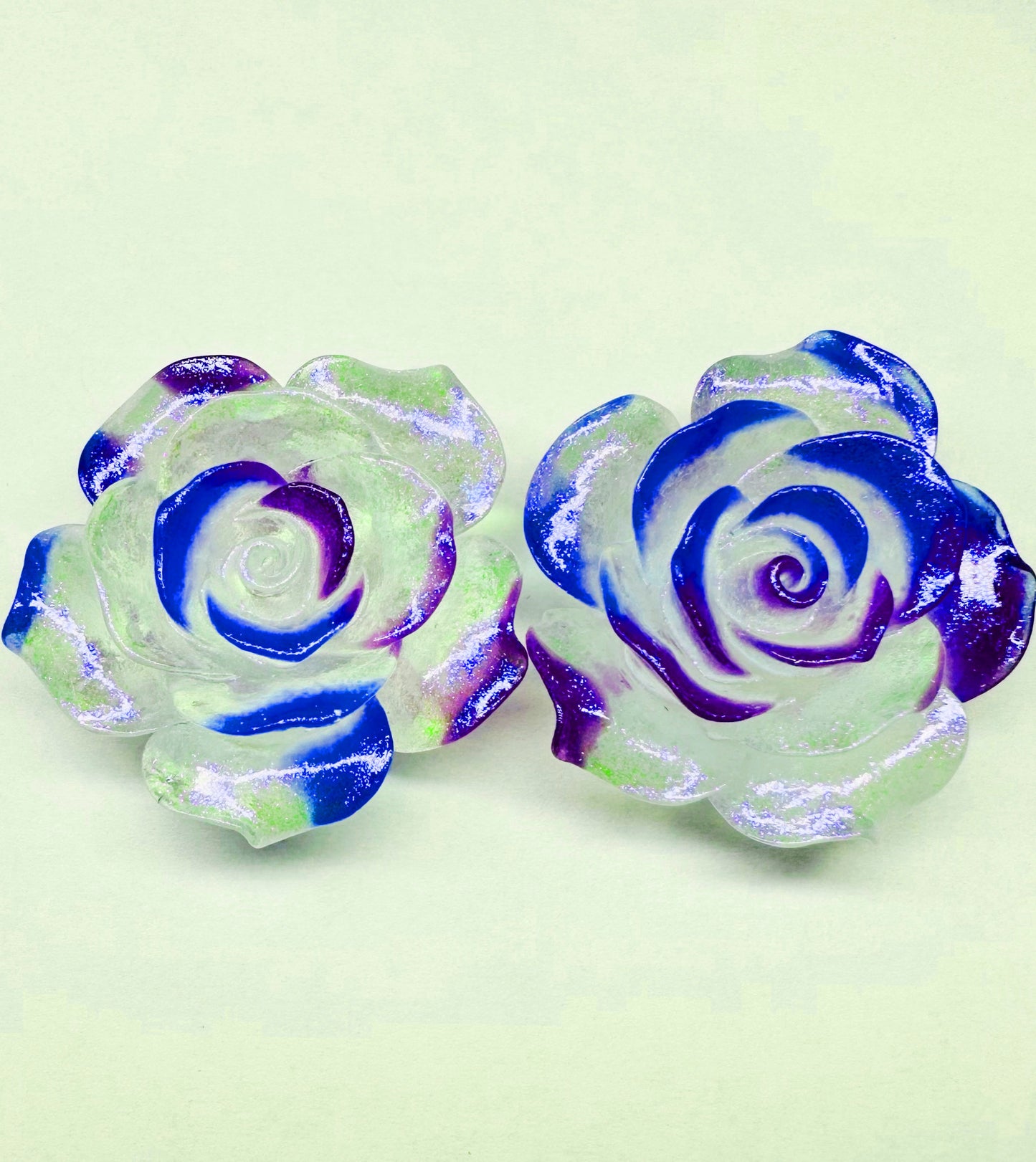 Purple & Blue Rose (Extra Large)